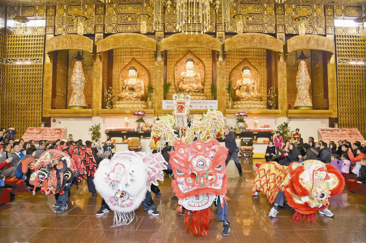 美西來寺 過中國春節最有Fu
