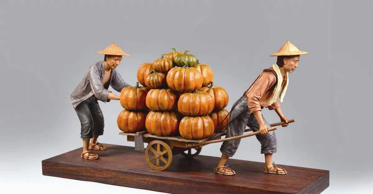 【藝鳴驚人‧葉發原皮塑藝術特展】  豐收