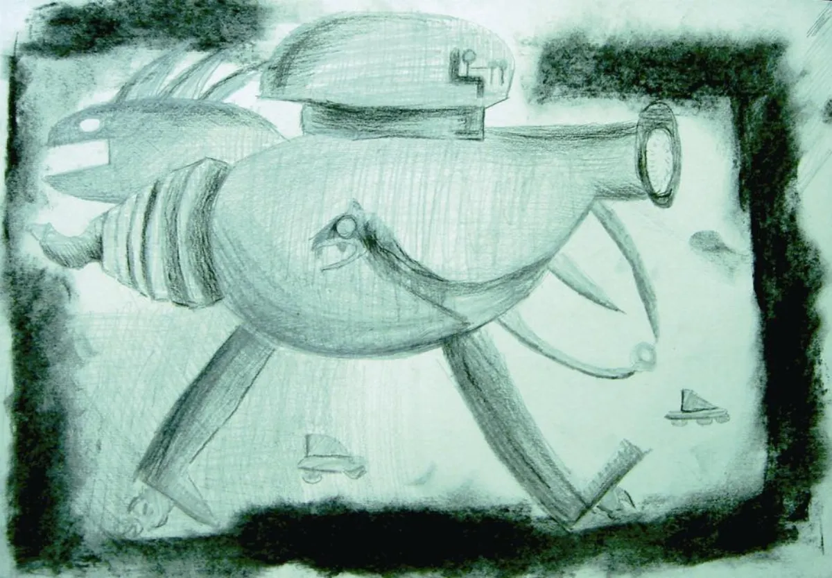 快樂塗鴉簿 飛行船