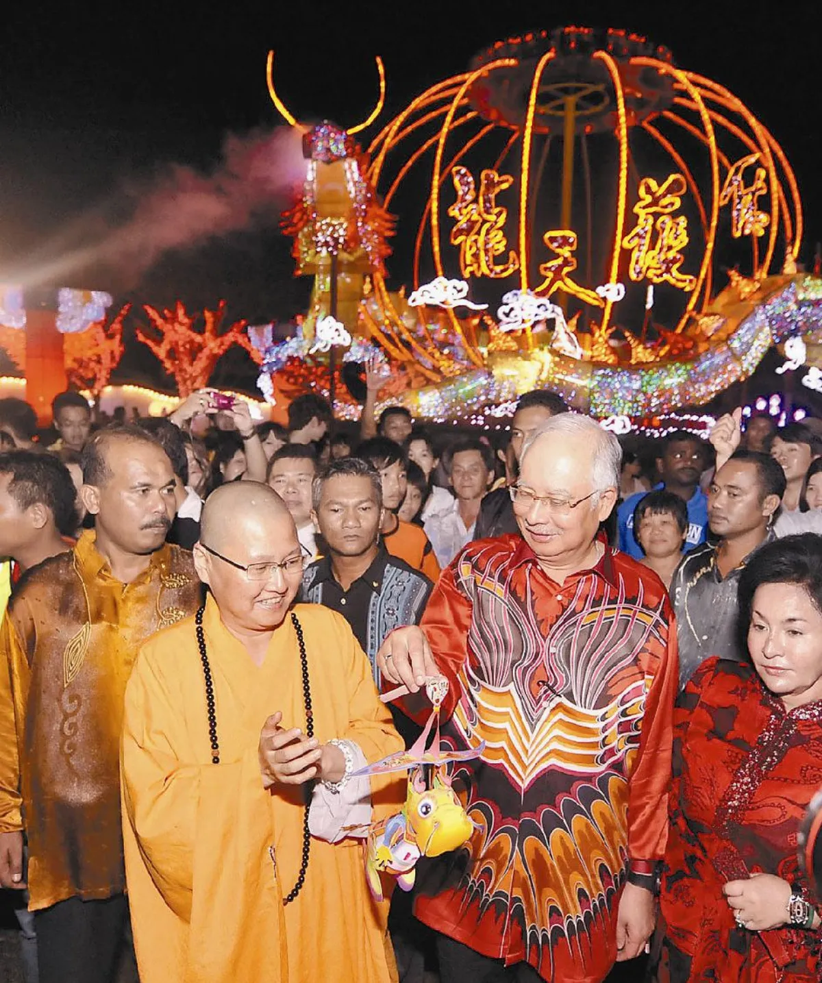 東禪寺慶元宵 馬來西亞首相同樂
