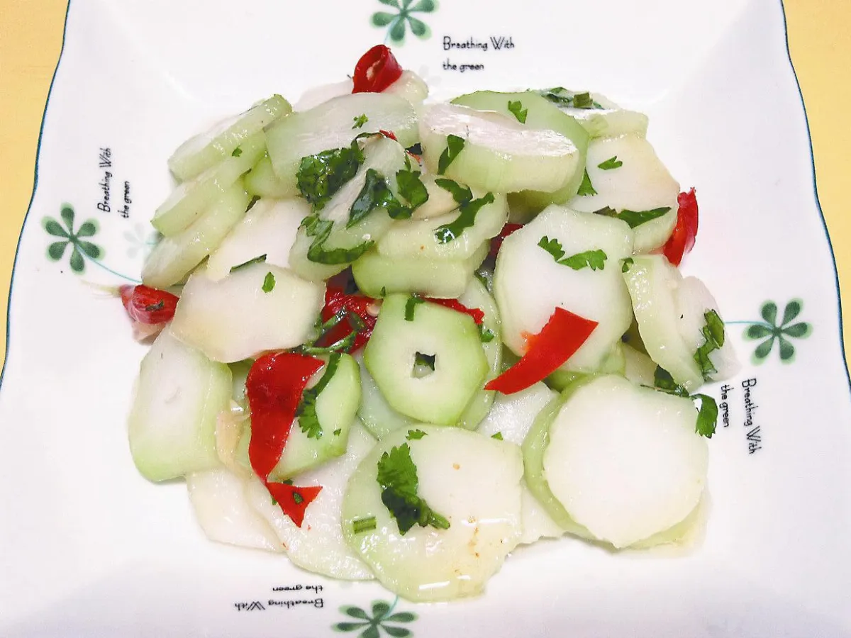 美味私房菜涼拌刈菜心