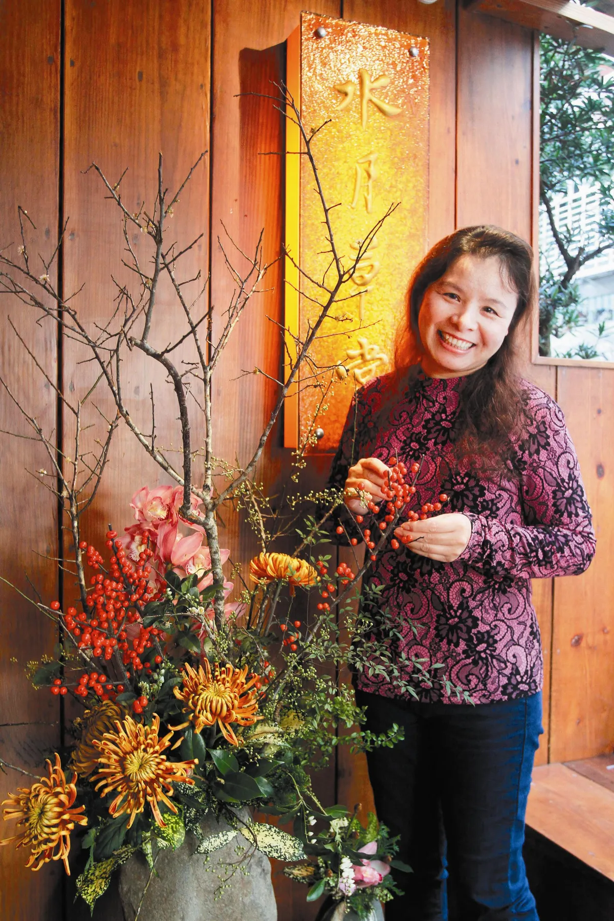 謝孟真開花店千萬心血勇敢拋