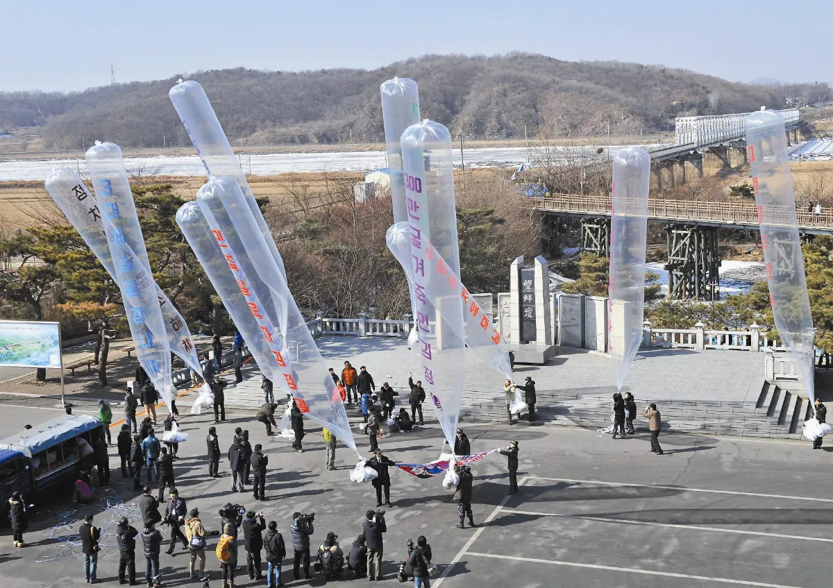 空飄反北韓文宣