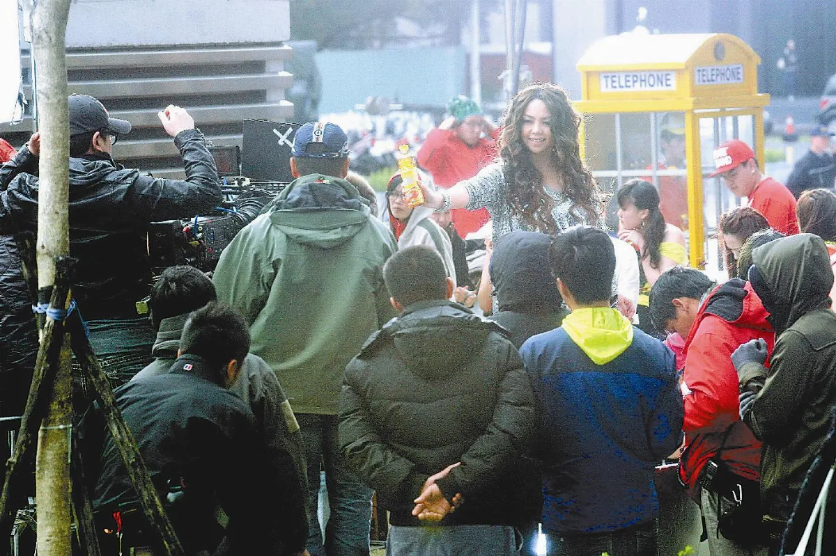 阿妹拍廣告 民眾驚叫