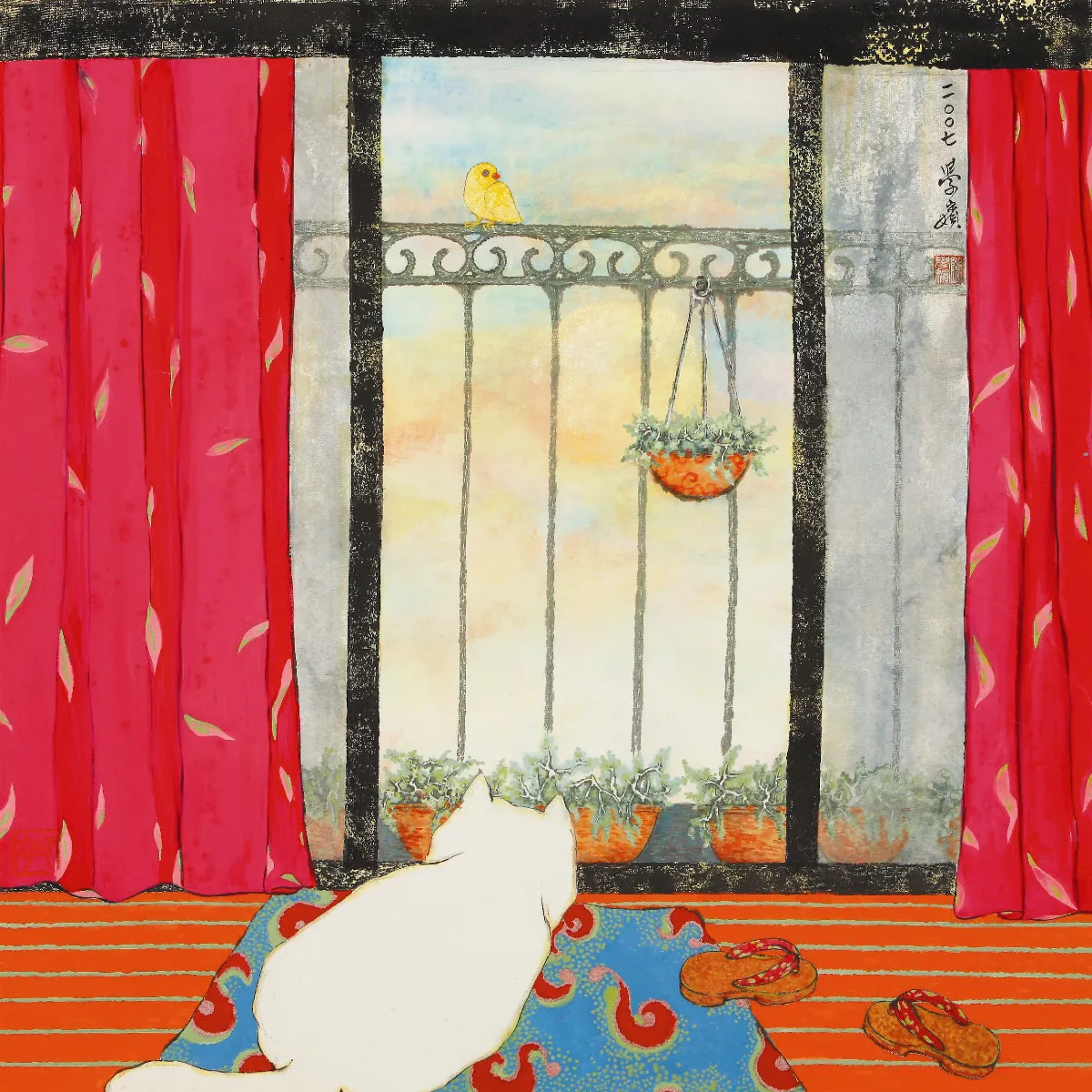 【心靈花園‧陳學嬪彩墨創作展】咦！