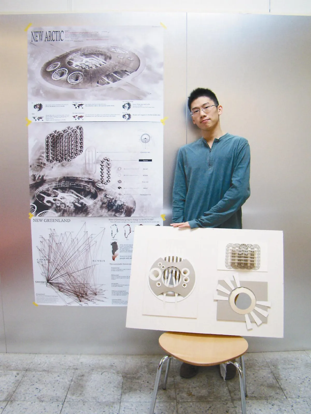 台科大學生康景堯 設計未來機場獲獎