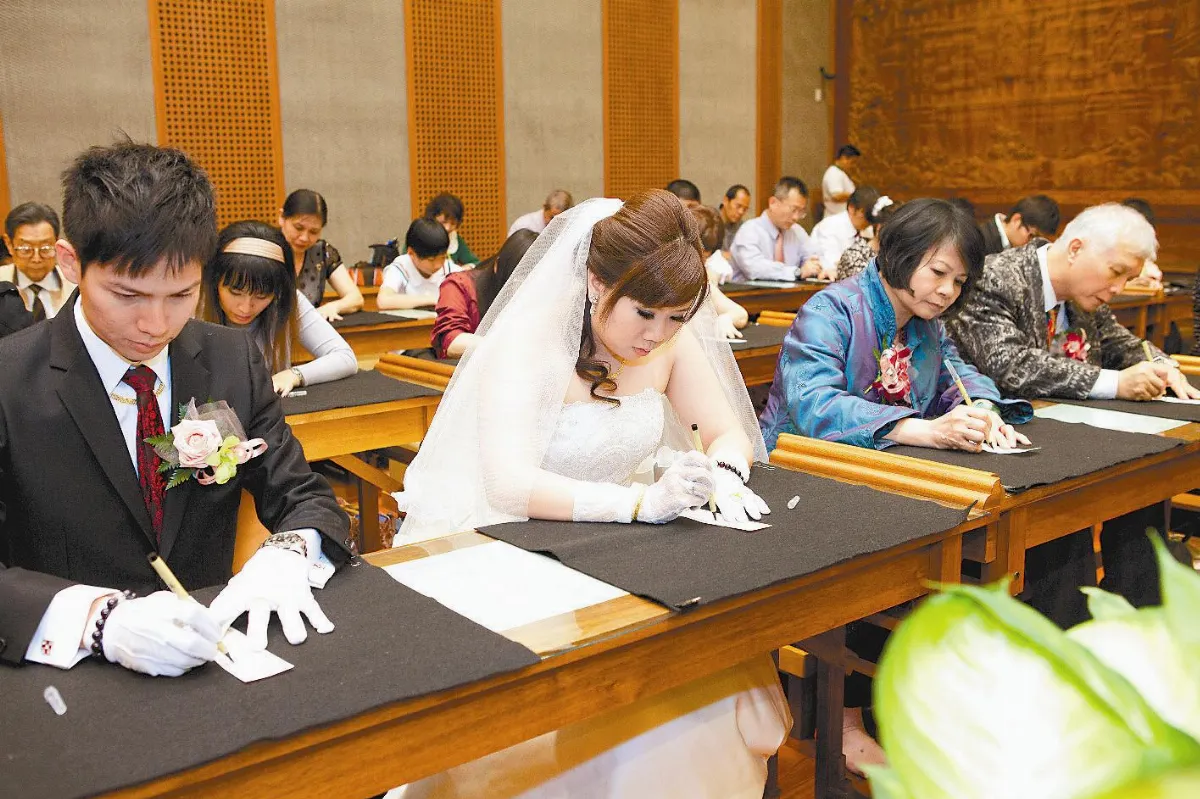 五和塔首場婚禮 大佛前許終身