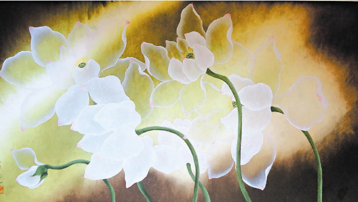 【靜謐蓮心‧蕭逸國畫展】靜謐蓮心