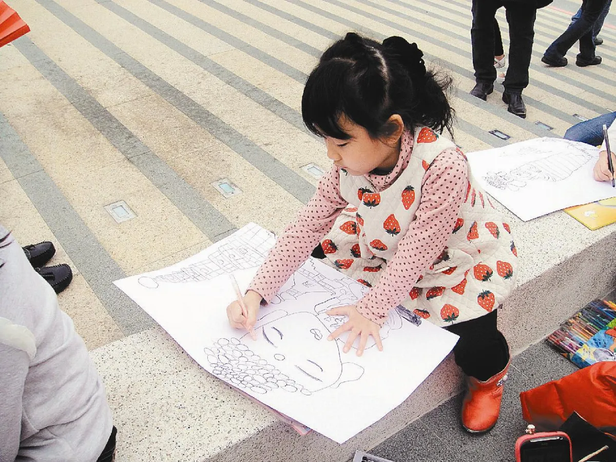 我愛佛館 小朋友歡喜畫大佛