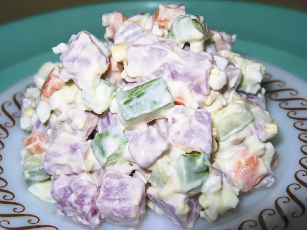 美味私房料理山藥沙拉