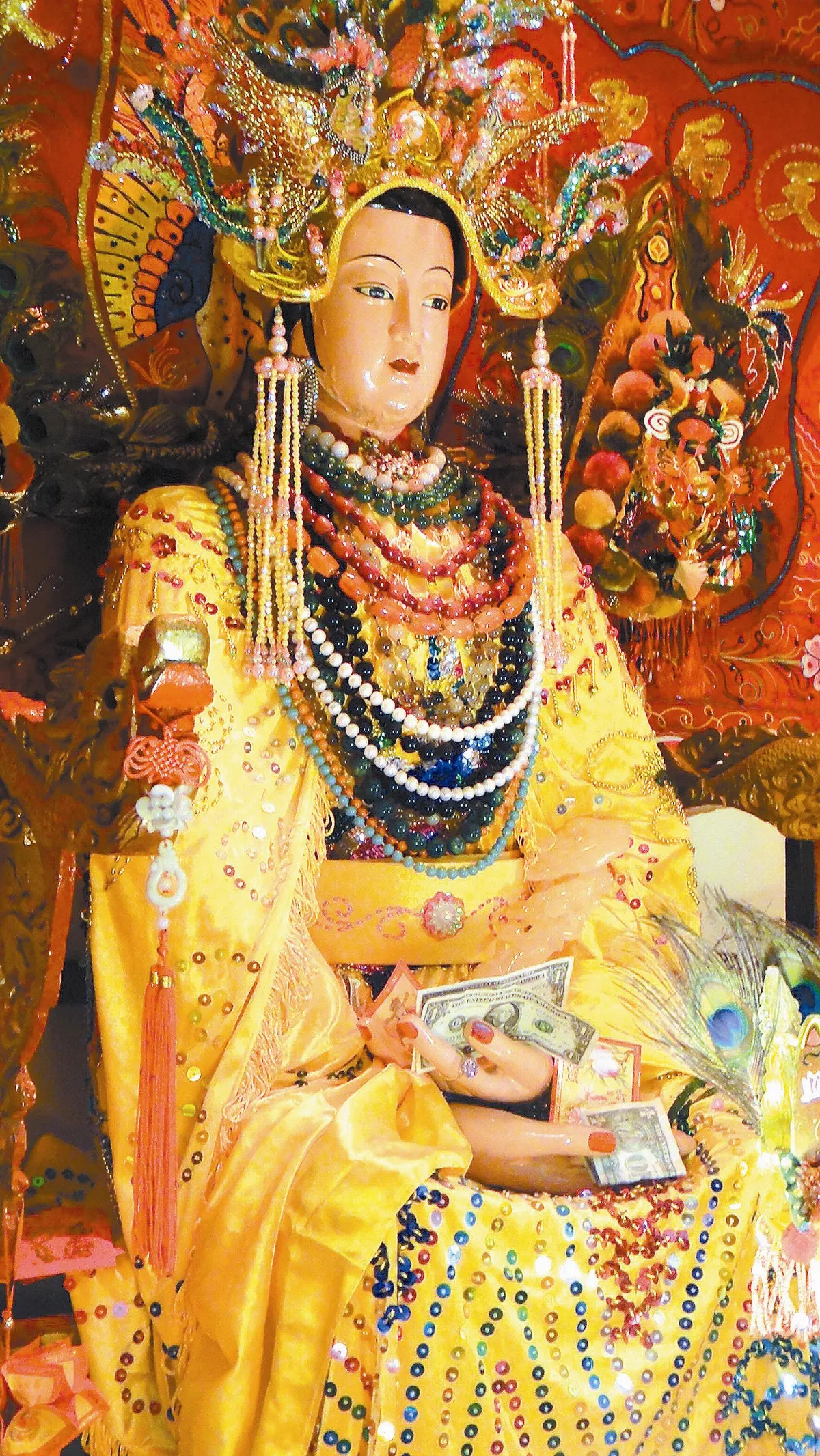 華府天后宮 民眾愛向媽祖談心