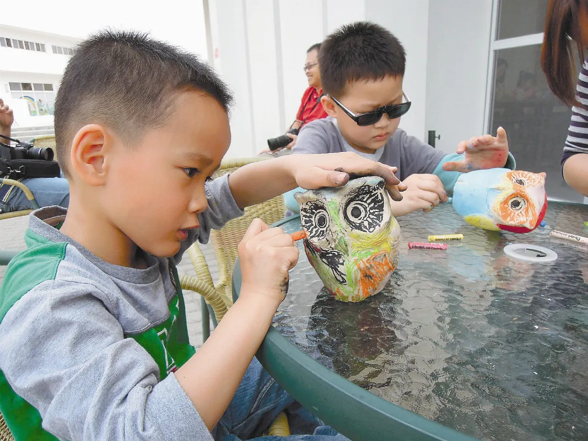 彩繪貓頭鷹 工藝童創愛