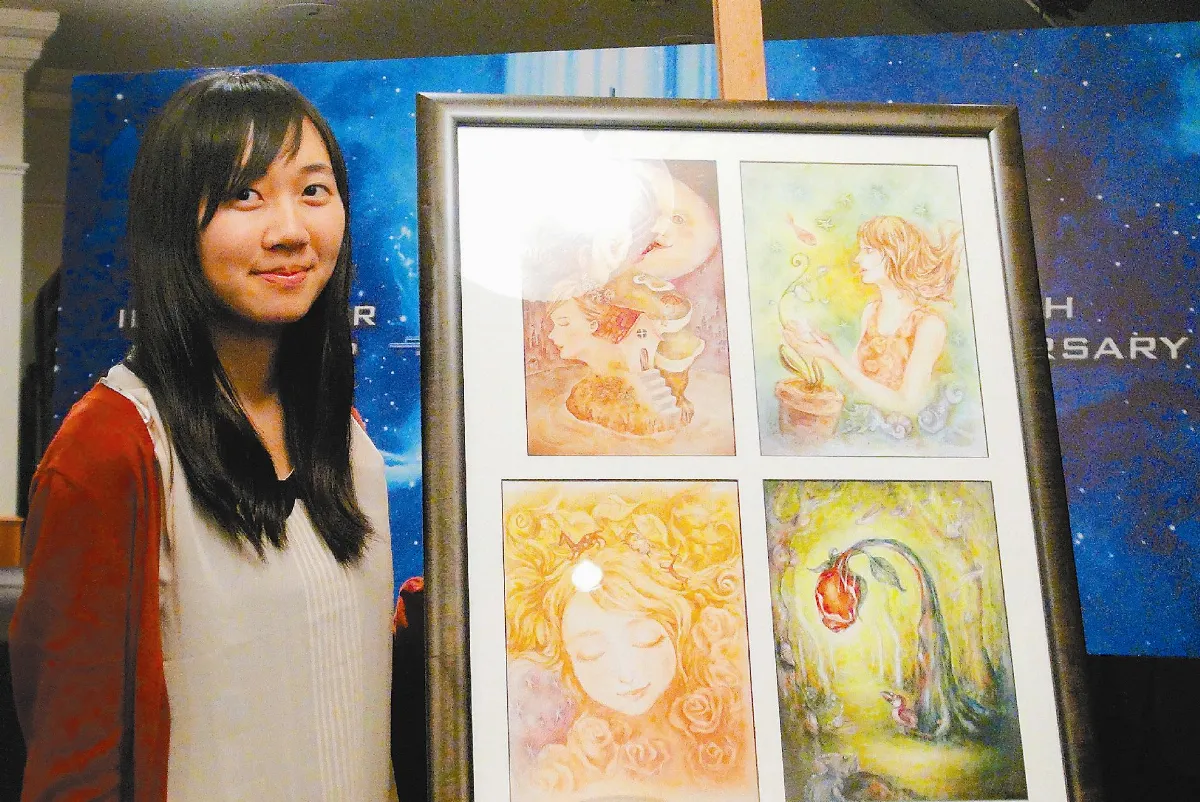 台灣之光  黃中妤 獲哈伯德未來插畫大獎