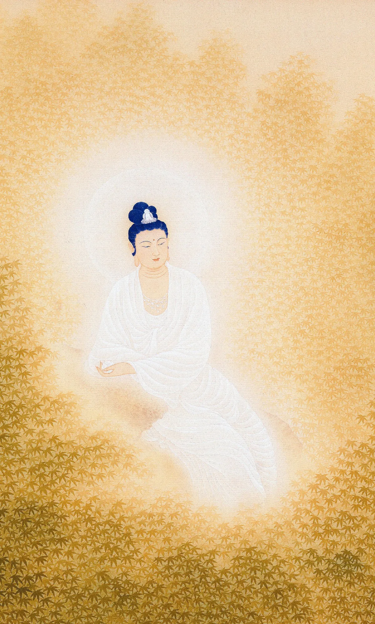 【普門示現—施金輝觀音膠彩畫展】能靜觀音