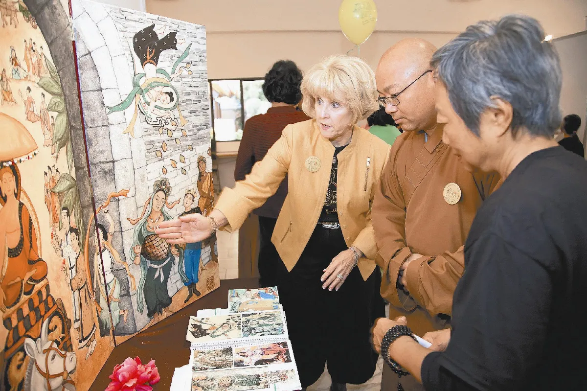 西來寺教育特展 藝術介紹佛誕節