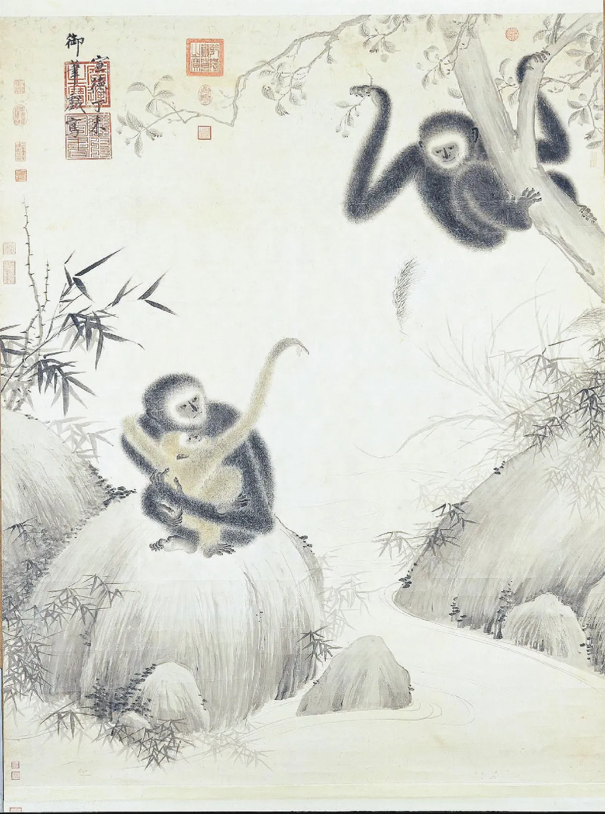 【宣德宸翰──明宣宗書畫展】戲猿圖