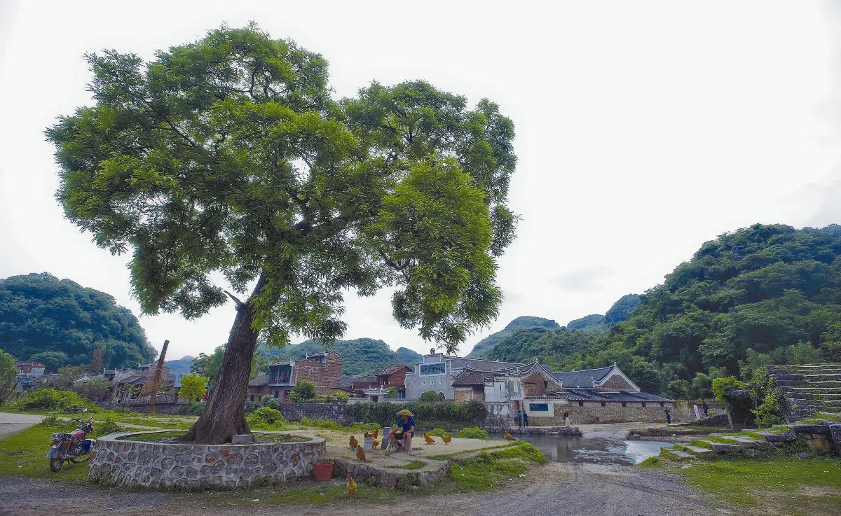 千年古村  小橋流水似油畫