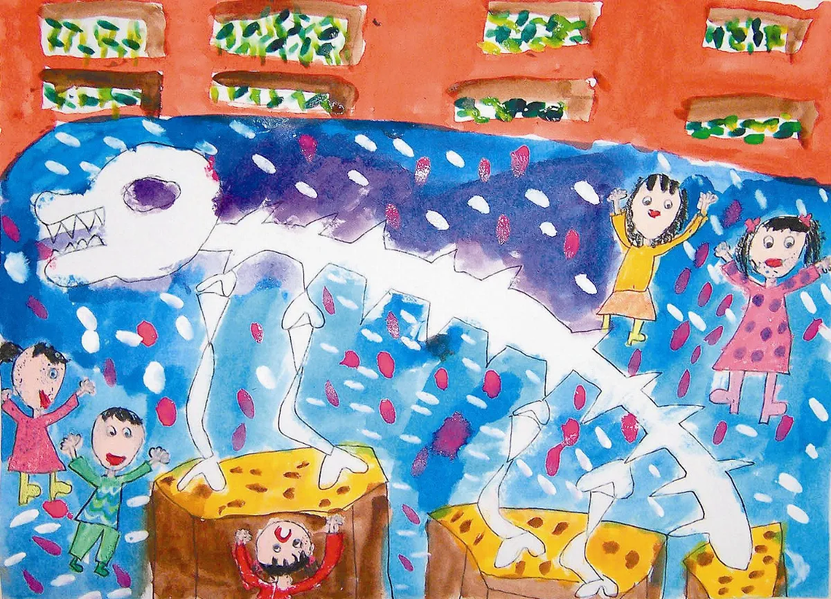 快樂塗鴉簿   科博館恐龍