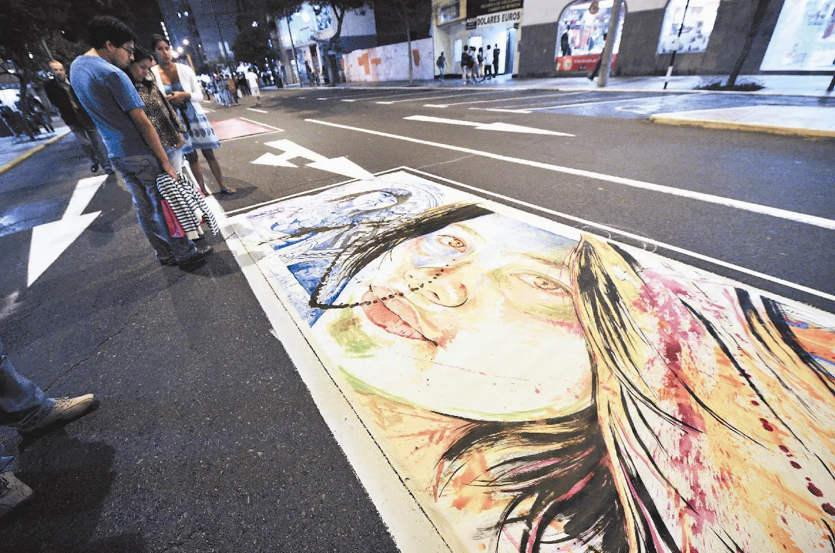 秘魯街頭 馬路藝術