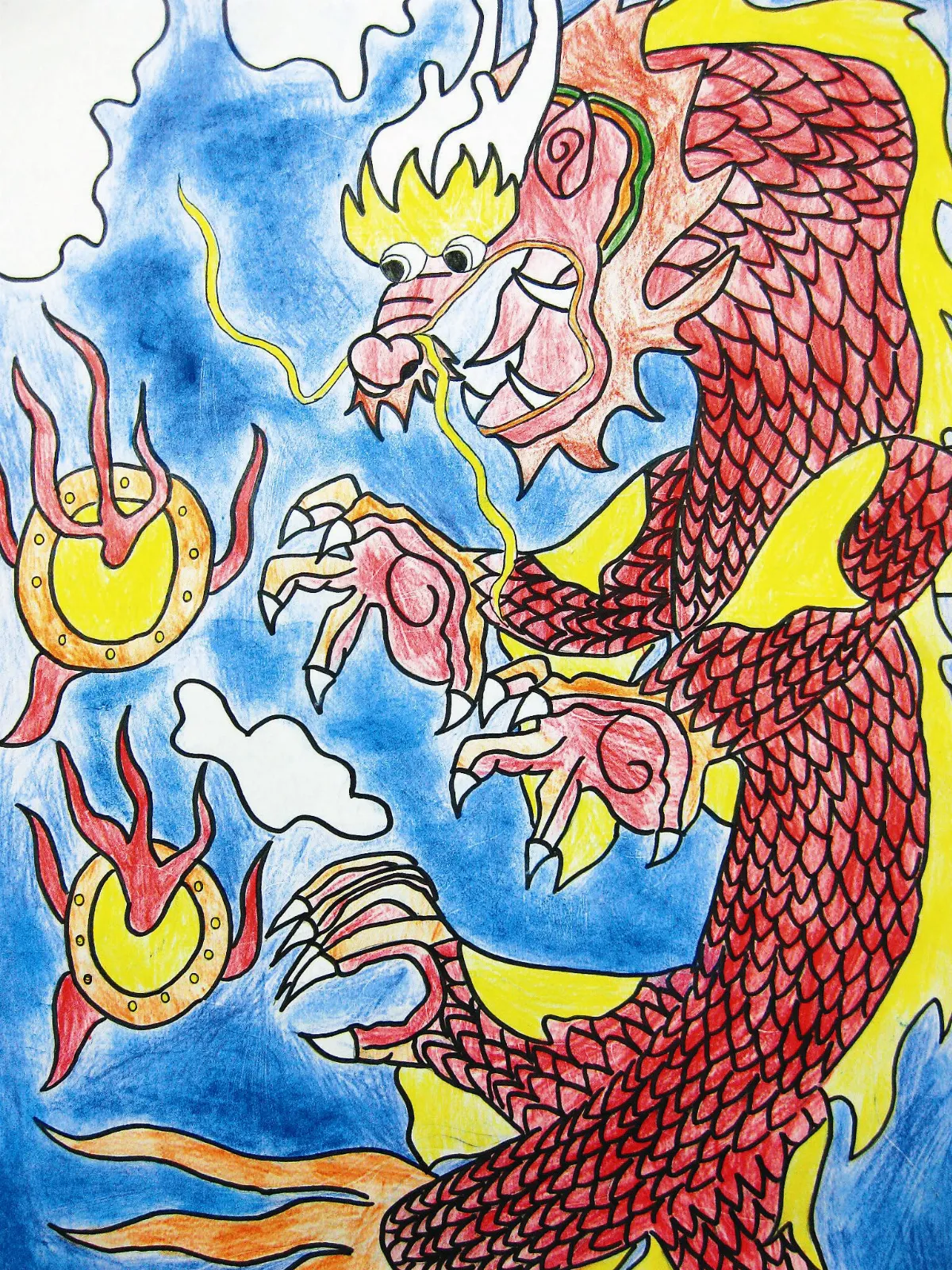 快樂塗鴉簿 飛龍乘天