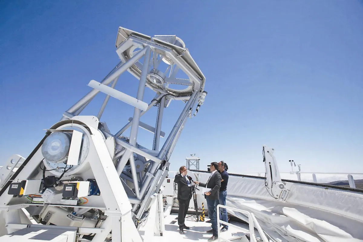 歐洲最大太陽望遠鏡啟用