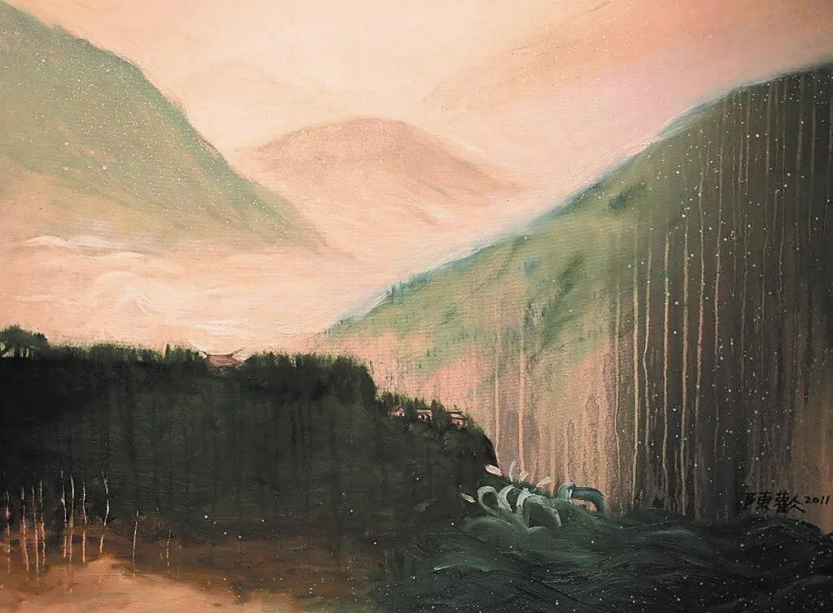 【陳歡油畫個展】大山