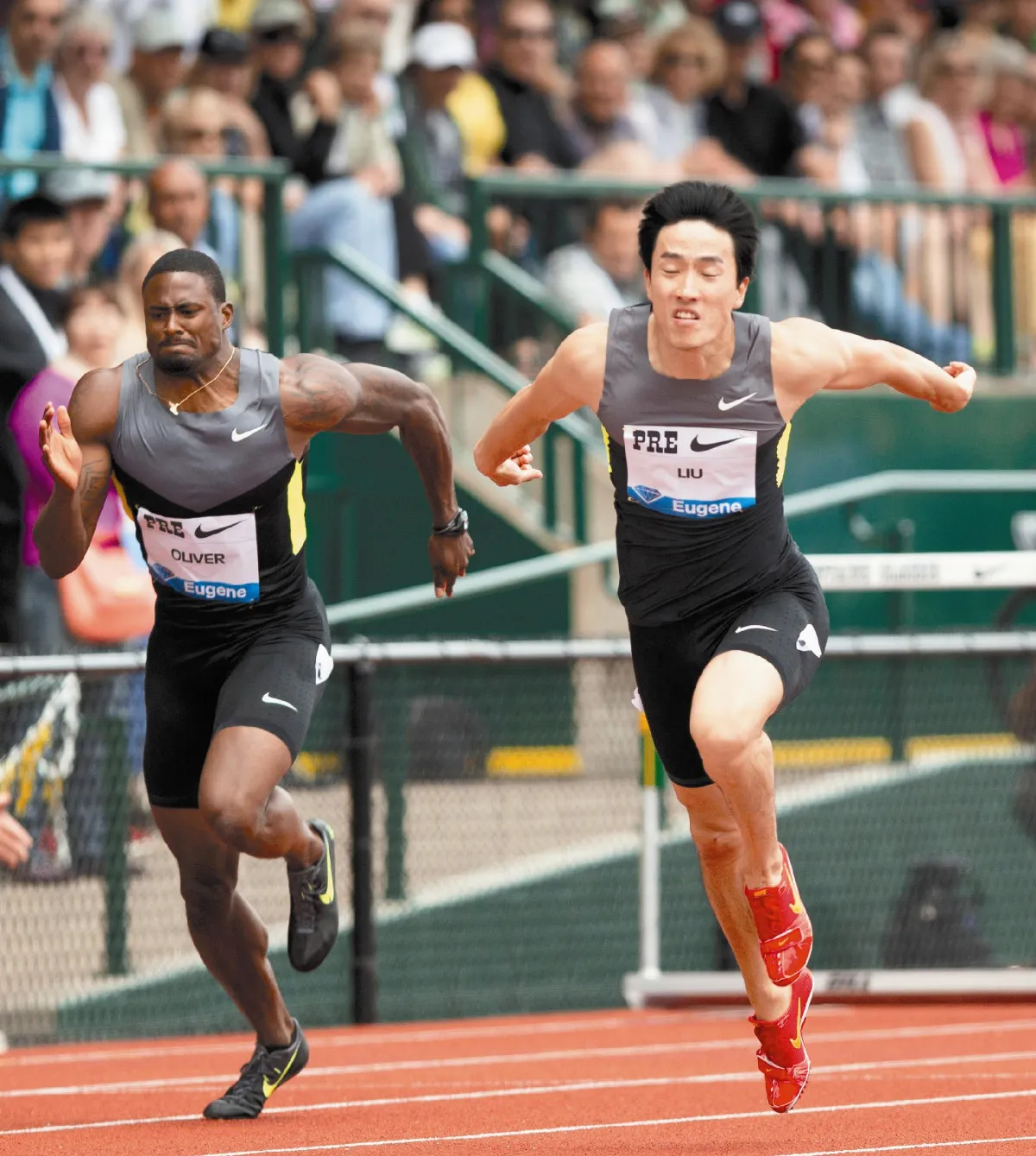 田徑鑽石聯賽尤金站劉翔「平世界紀錄」12秒87奪金