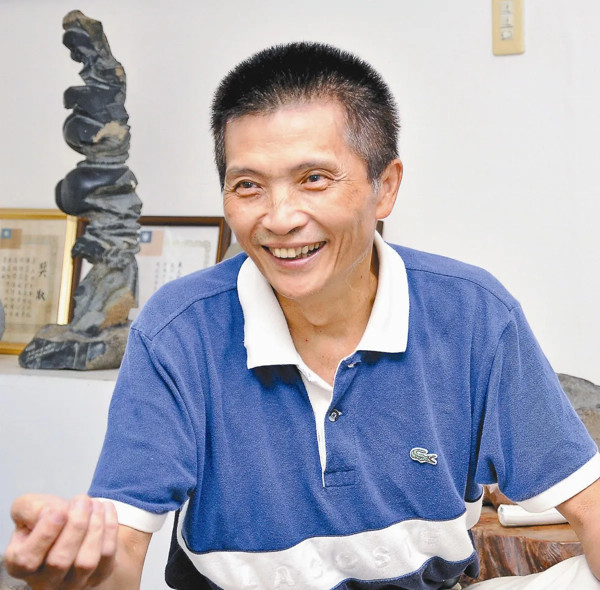 頑石說法 廖天照雕法華經之妙
