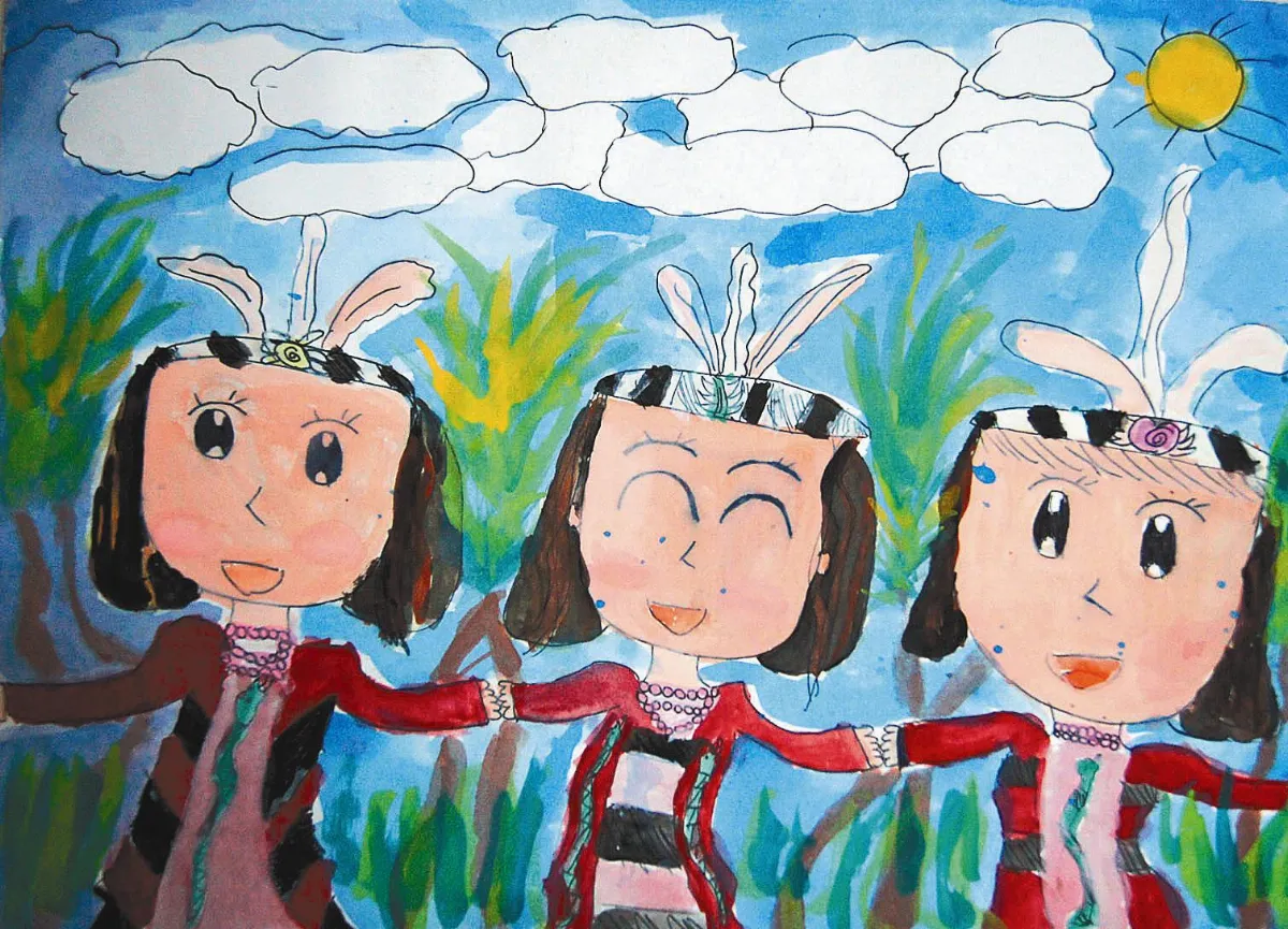 快樂塗鴉簿原住民