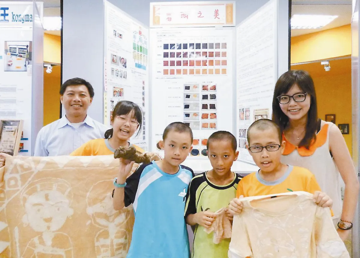 用薯榔製作染劑 高峰國小獲竹市科展第一