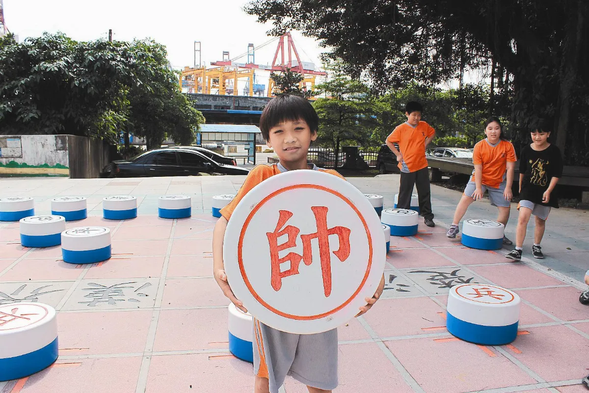 配合鄉土語言課程仙洞學童下棋 腦力體力齊練