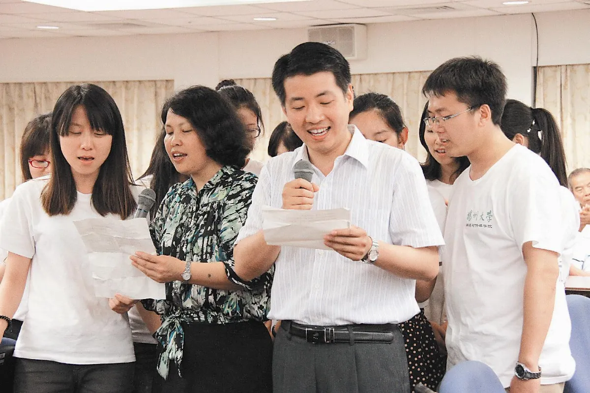 以歌會友  揚州大學師生訪蘭陽別院