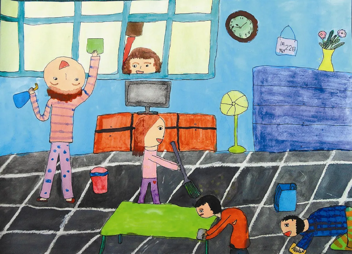 快樂塗鴉簿  動手大掃除