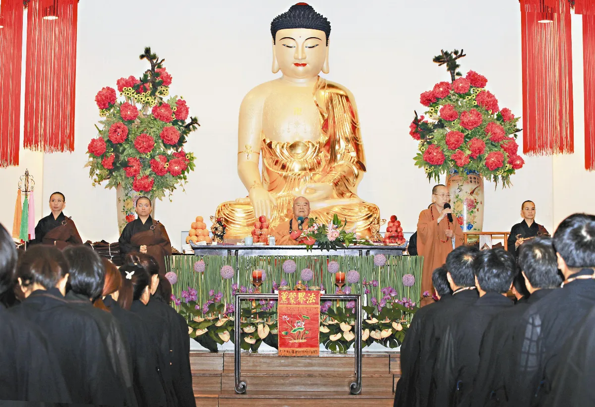 佛光山傳戒 中區逾2千人成佛子