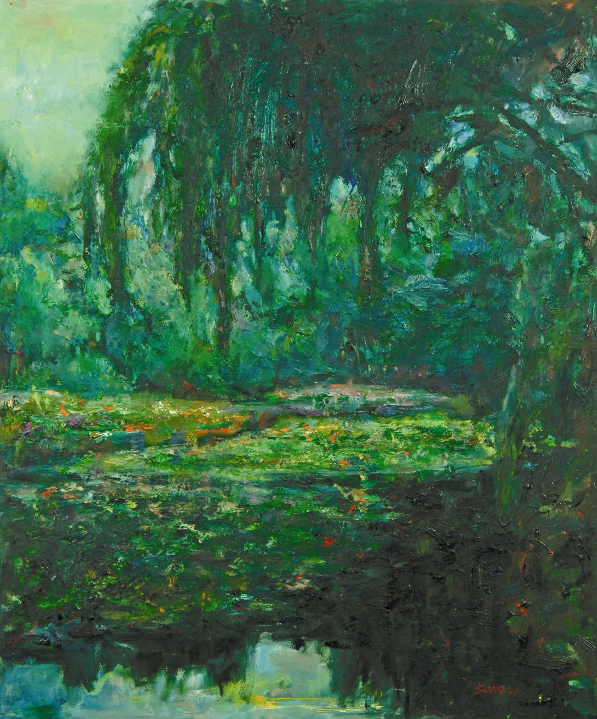 浮世畫框  湖畔