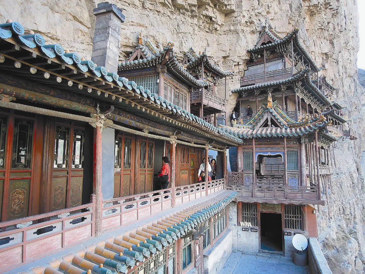 北嶽恒山懸空寺奇險建築天下一絕