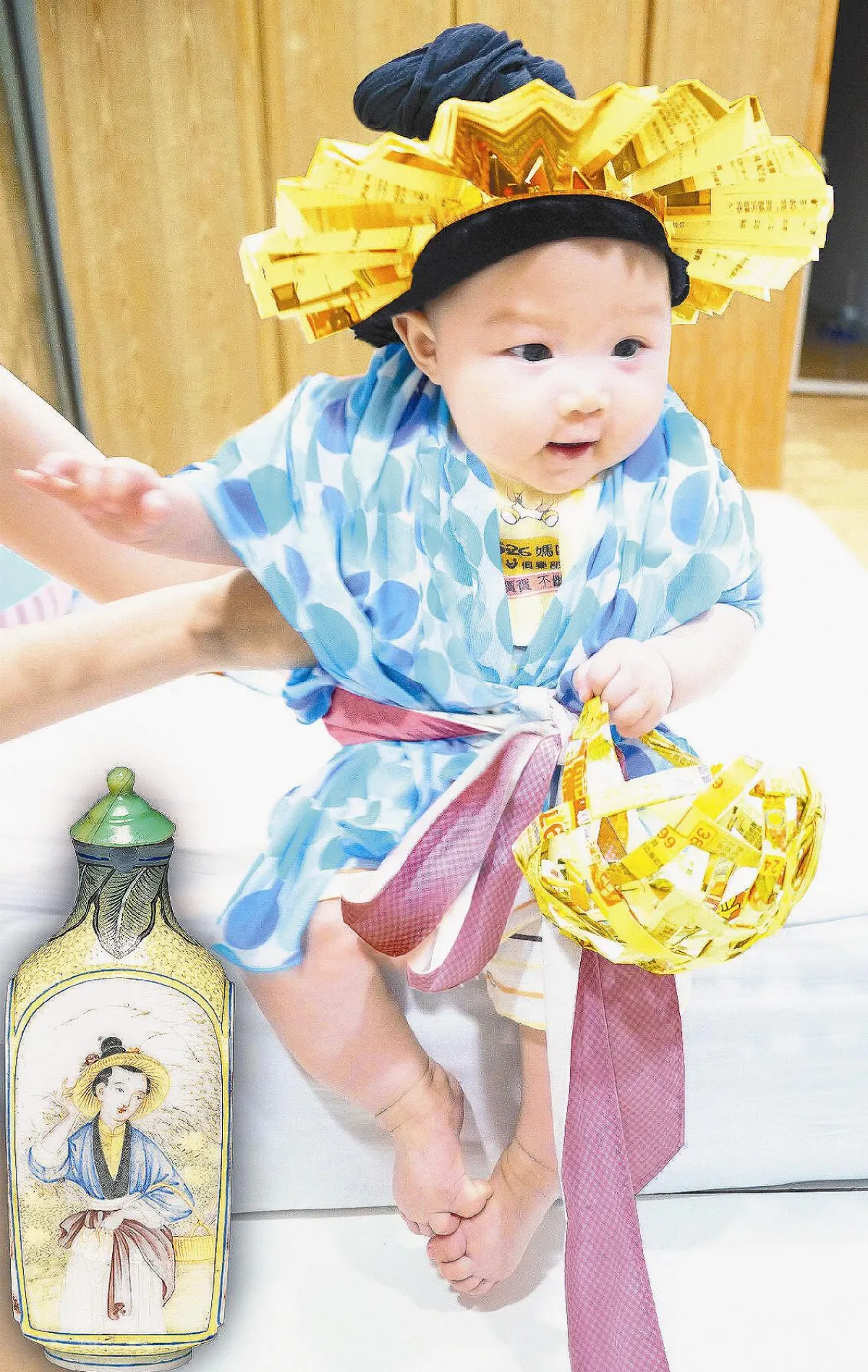 Cosplay國寶娃娃 爸媽巧思好吸睛