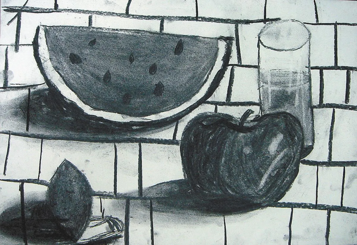 快樂塗鴉簿水果靜物