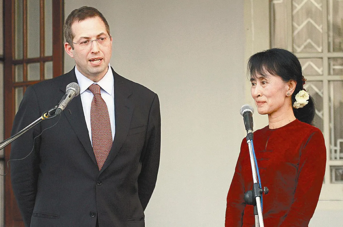相隔22年 美駐緬甸大使昨赴任