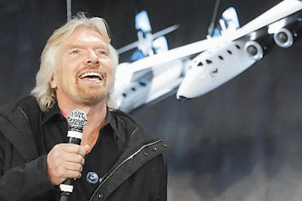 維京老闆太空首航 兒女將相陪