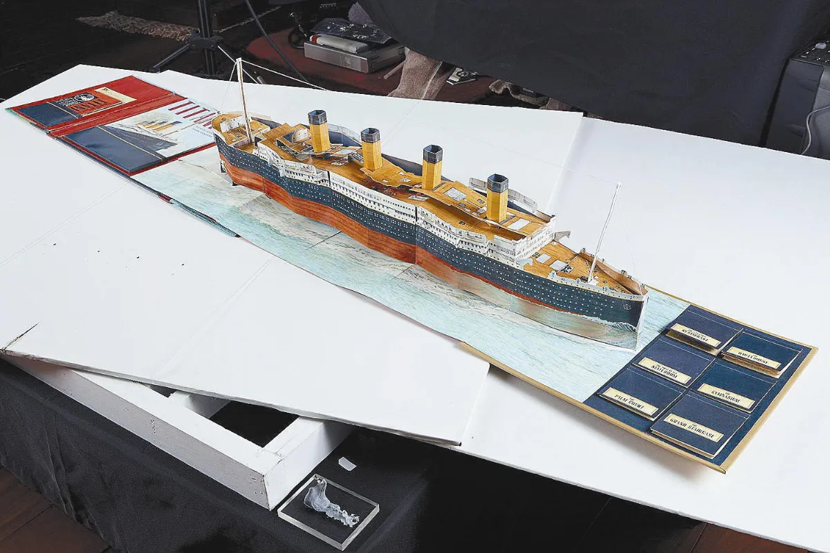 【立體書的異想世界特展】鐵達尼百科立體書