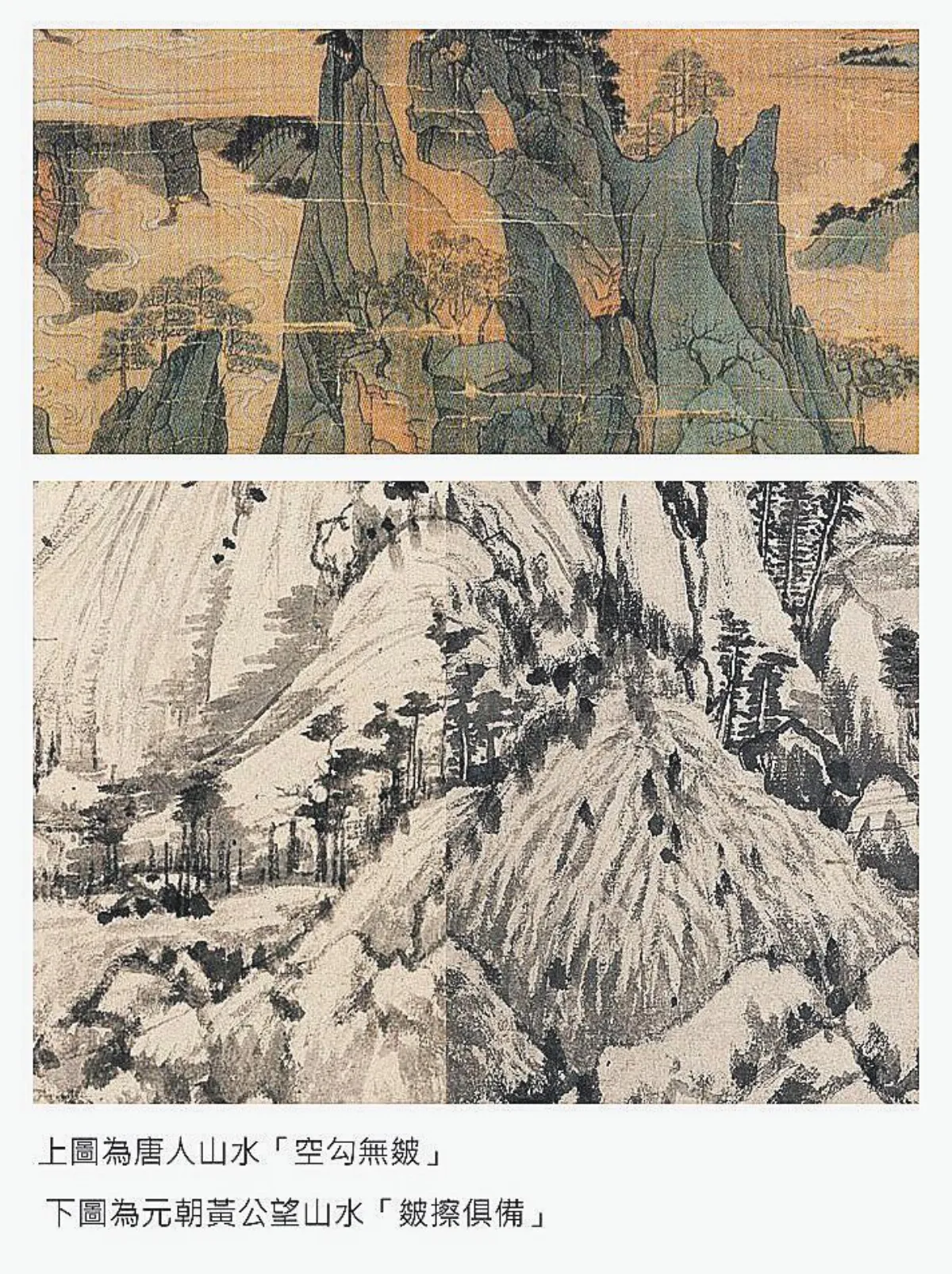 【書畫小常識】 山水皴法─皴法簡介  (1)
