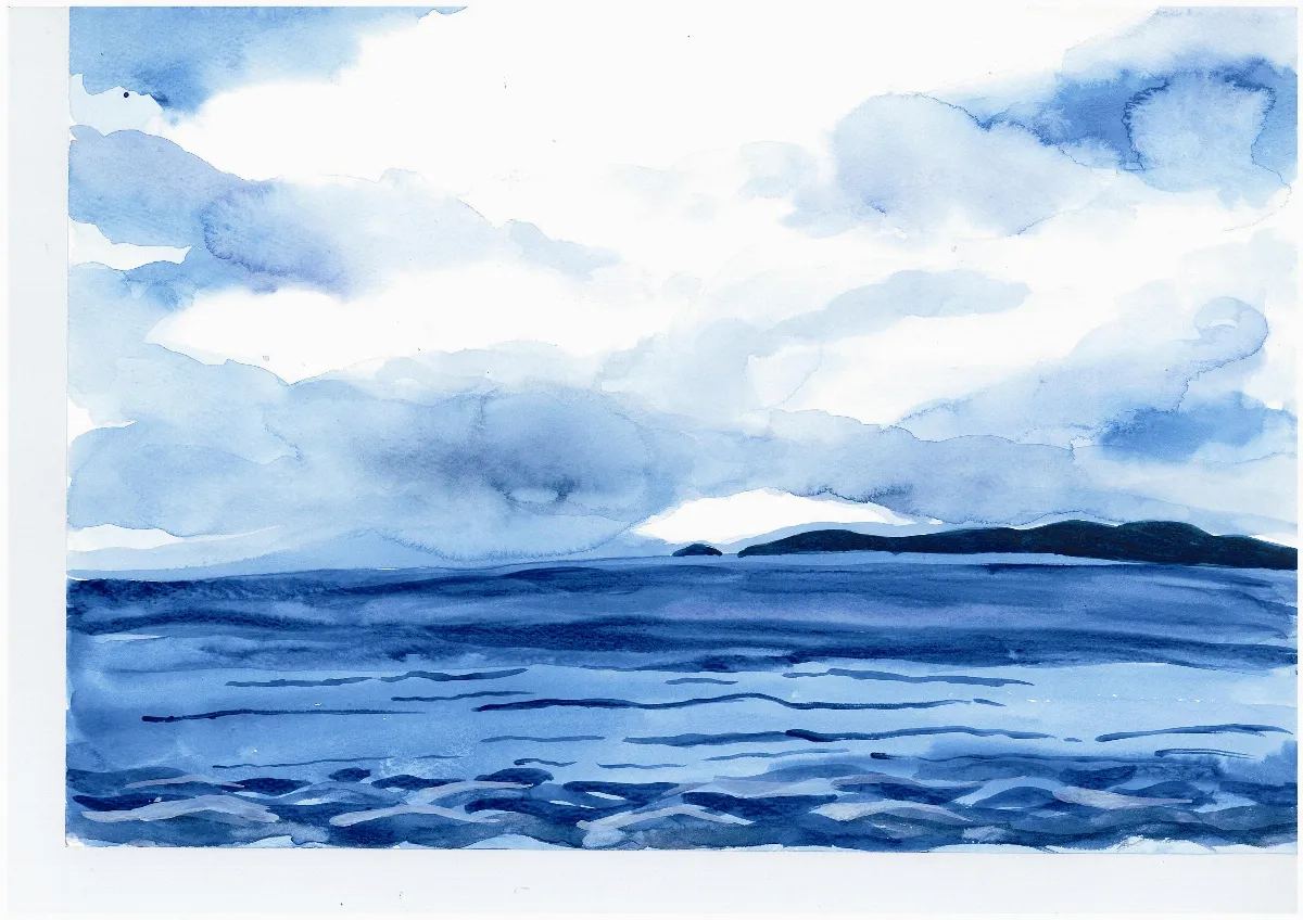 浮世畫框 寧靜的海