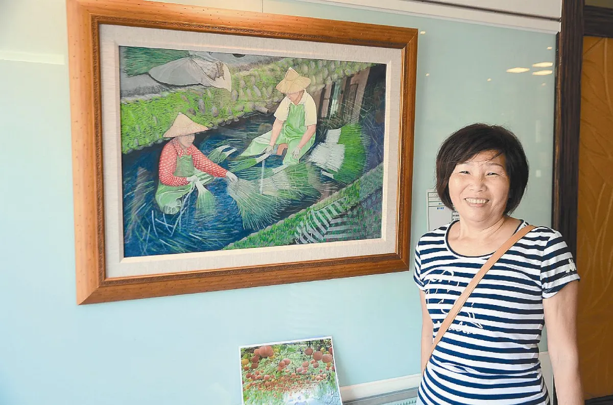 藝術戰勝喪夫痛 陳淑子展畫作