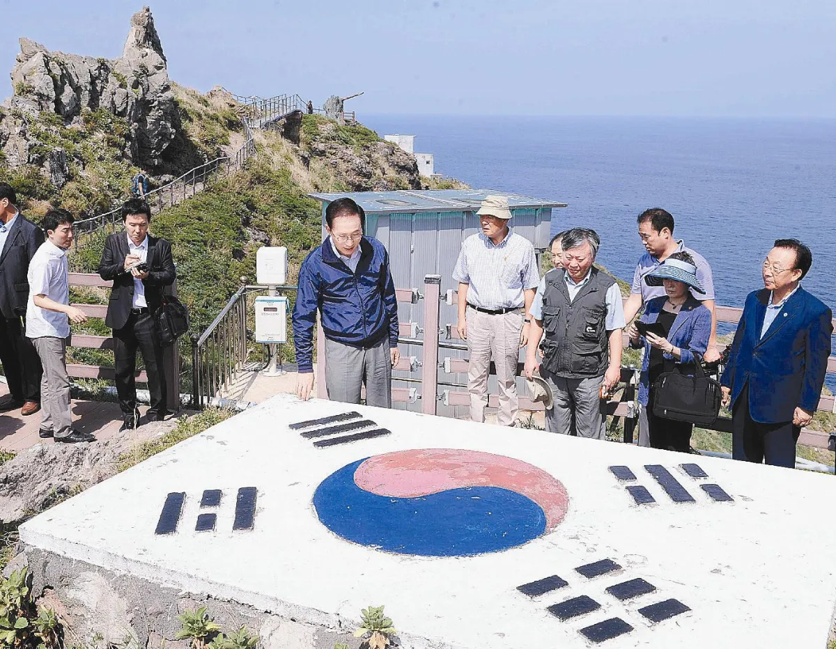 李明博登獨島 日震怒召回大使