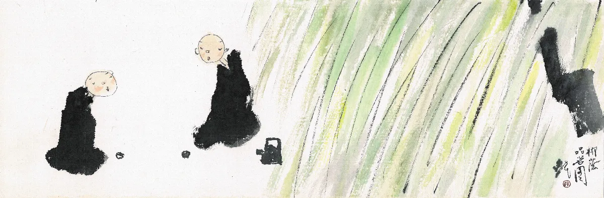 【當小沙彌遇上大美女‧李蕭錕禪畫展】