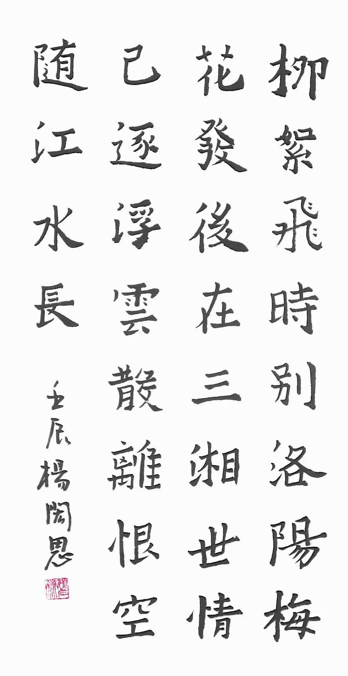 小書法家   楊閎恩（屏東縣新生國小五年甲班）