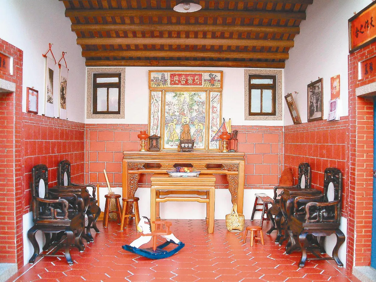 回憶‧李義雄袖珍家具展古厝大廳