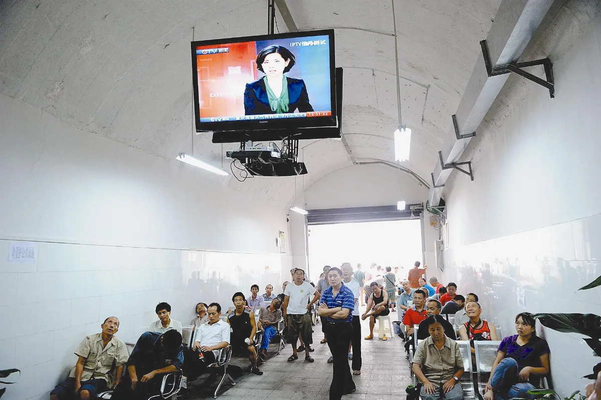 炎熱高溫   避暑防空洞