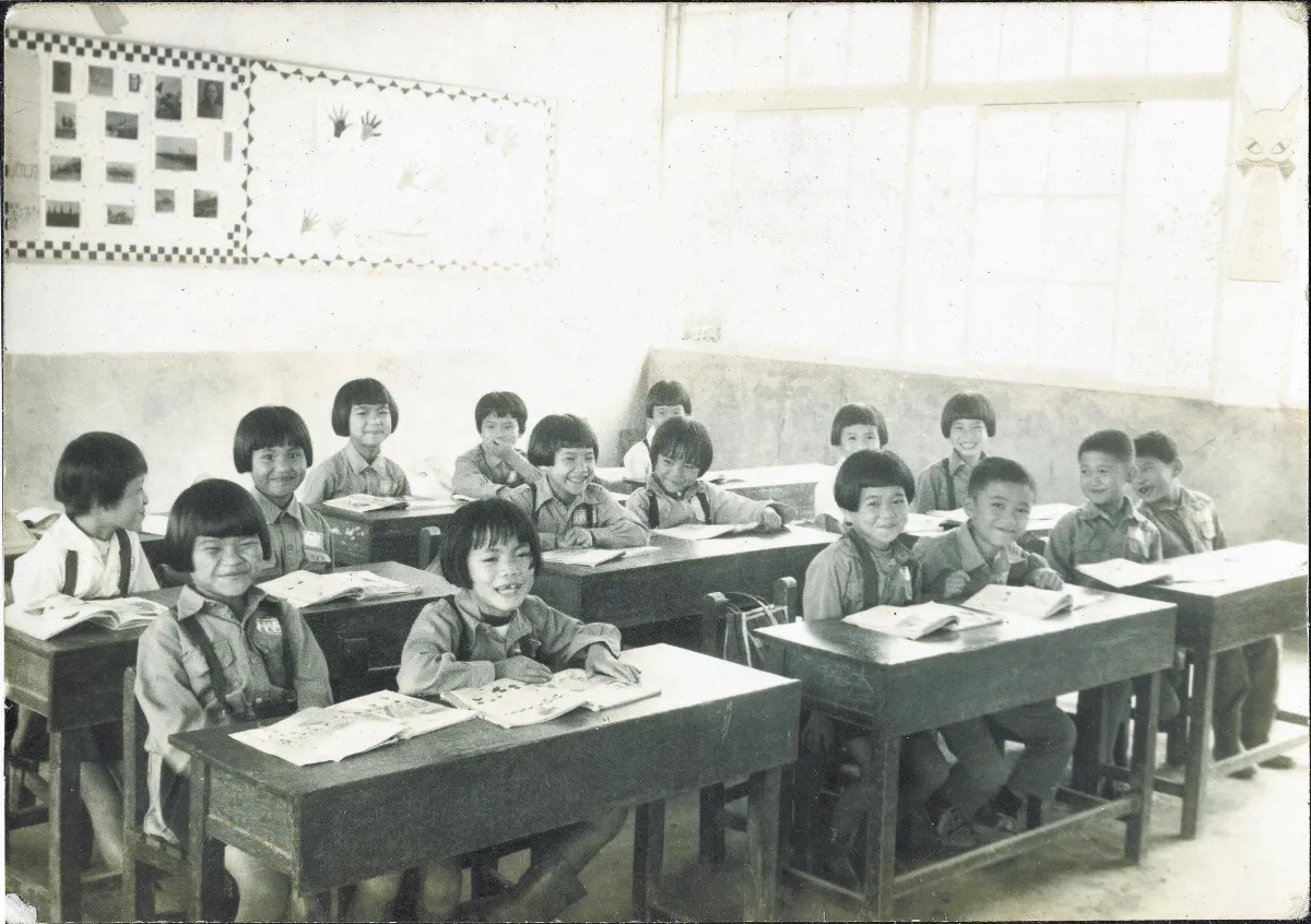 【眷村老照片‧青青校樹】  西瓜皮和五分頭